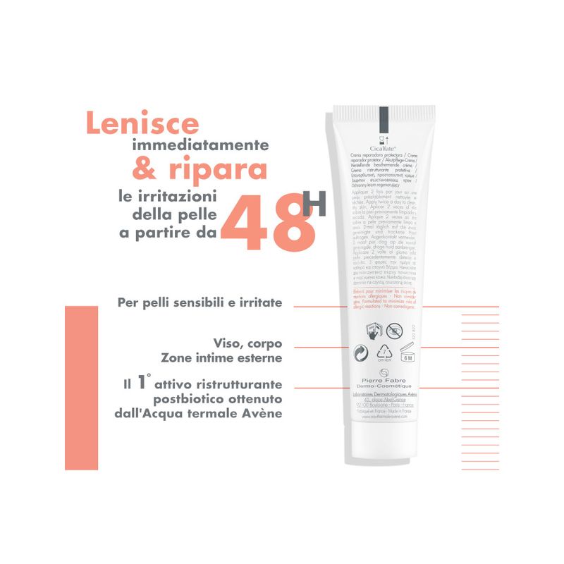 Avene Cicalfate+ Crema Ristrutturante Protettiva 40ml-4