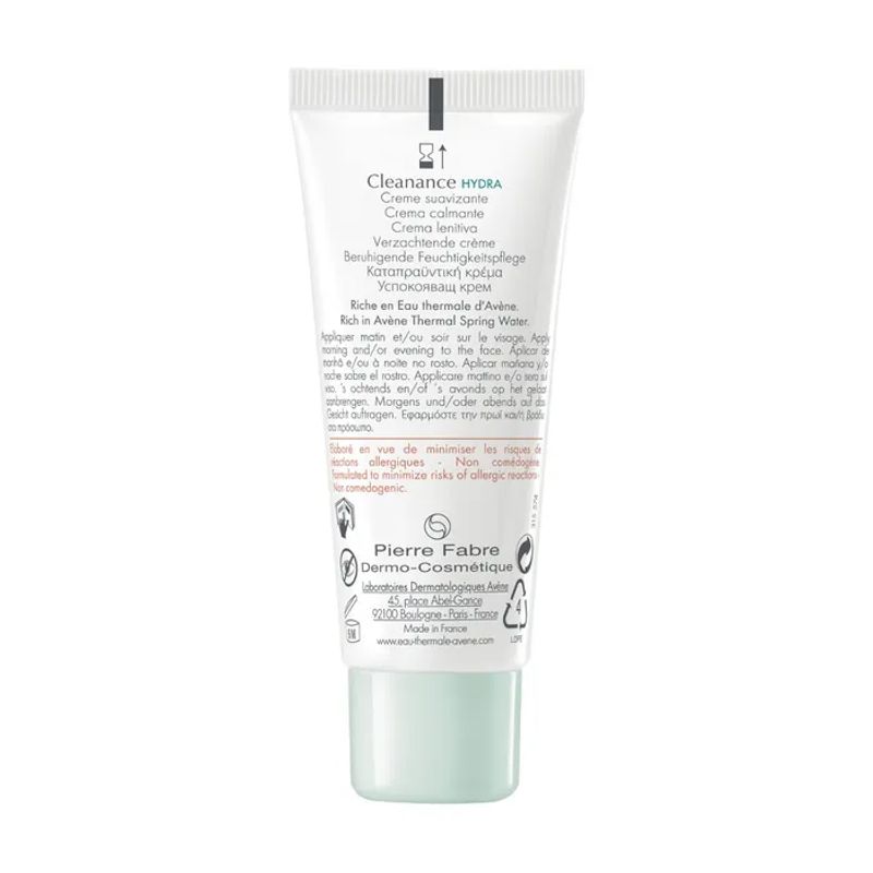 Avene Cleanance Hydra Crema lenitiva pelle grassa 40ml-2