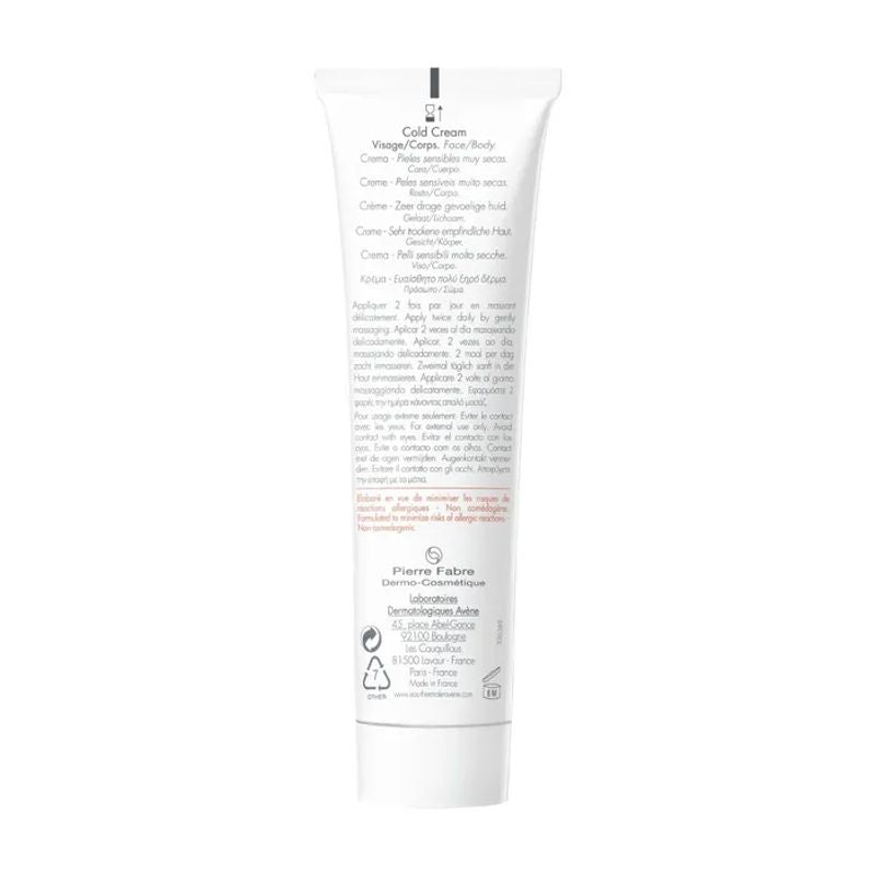 Avene cold cream crema idratante per pelli secche 100ml-2