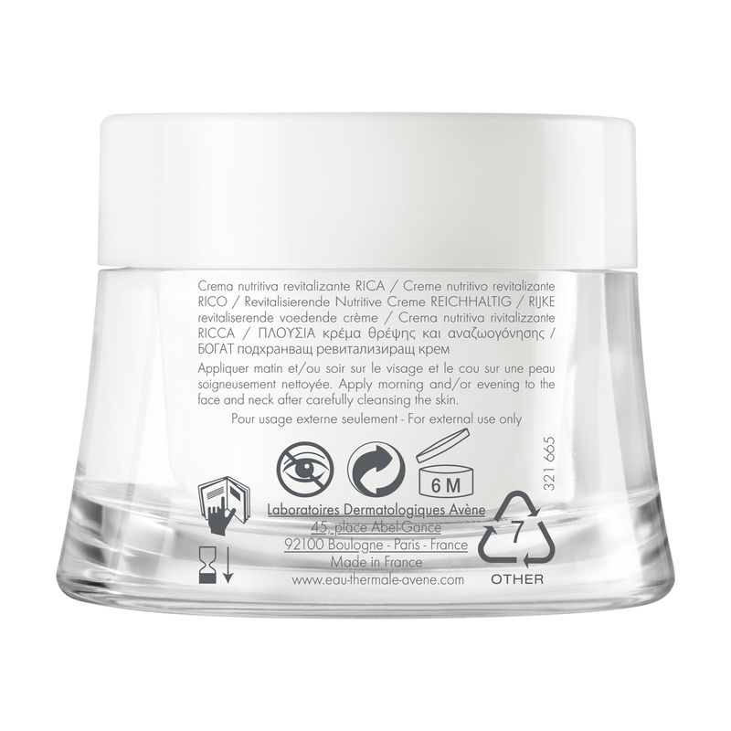Avene Crema Viso Ricca Nutritiva Rivitalizzante per pelli secche 50ml-2