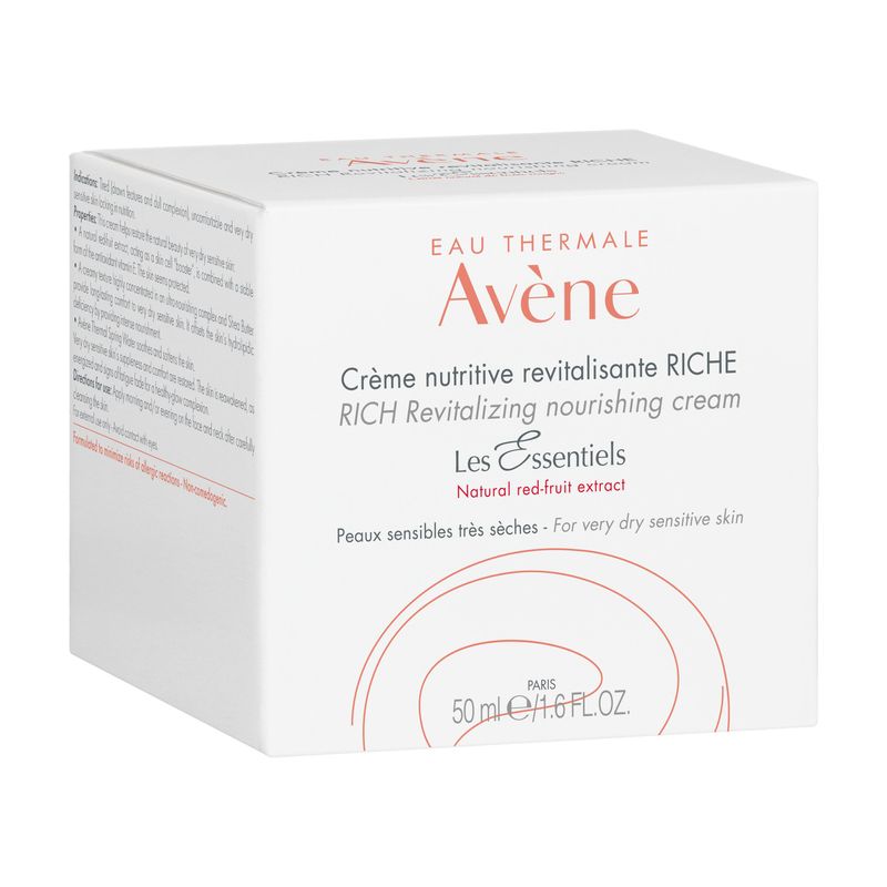 Avene Crema Viso Ricca Nutritiva Rivitalizzante per pelli secche 50ml-6
