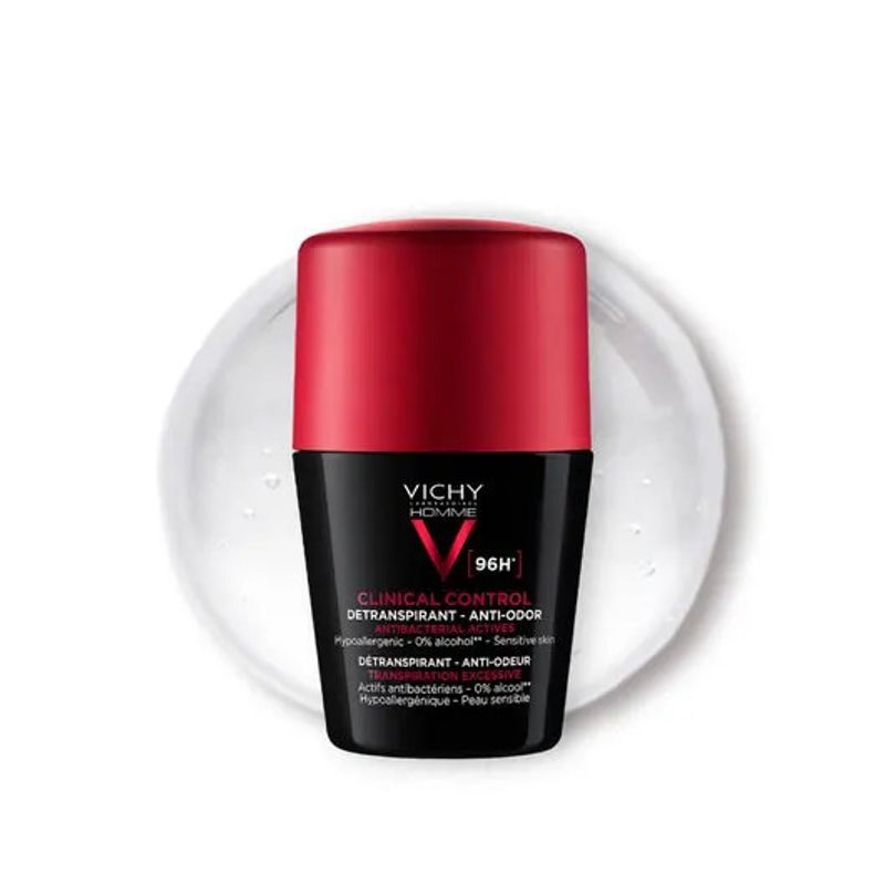 Vichy Homme Deodorante Clinical Control 96H Roll-On 50ml-1