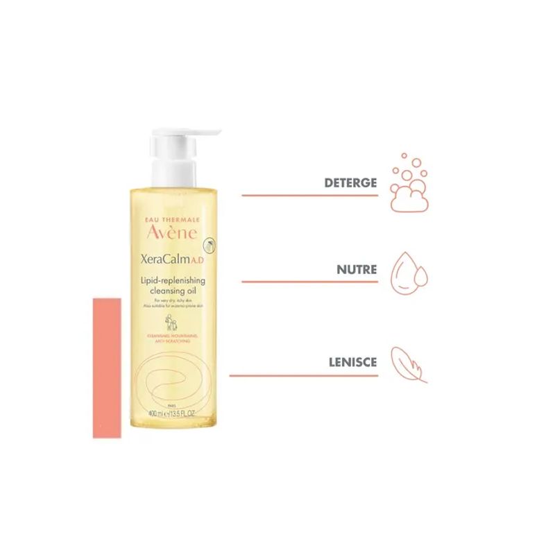 Eau Thermale Avène Xeracalm AD Olio Detergente Liporestitutivo 100ml-3