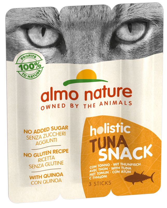 Almo Nature Holistic Snack Tonno alimento secco per gatti adulti 5g-1