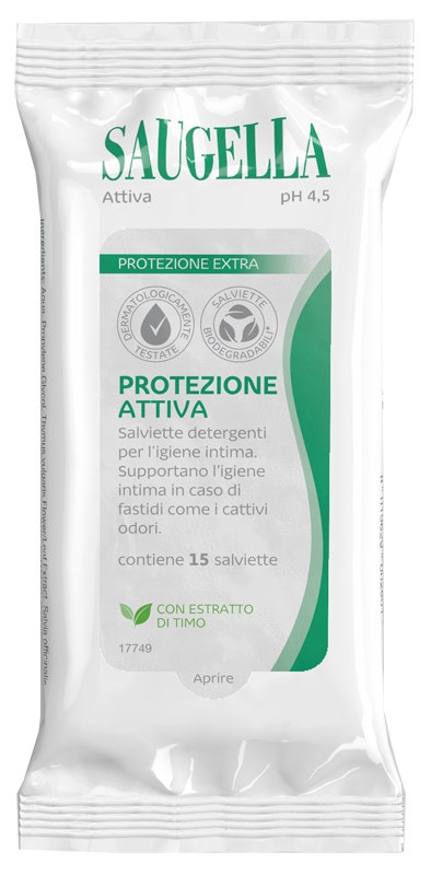 Saugella Attiva Salviettine 15 Pezzi-1
