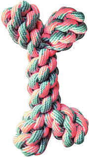 Croci Cotonosso Bicolor Pastel Orange Gioco Per Cani 20cm-1