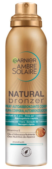 Garnier Ambre Solaire Natural Bronzer Spray Autoabbronzante Corpo 150ml-1
