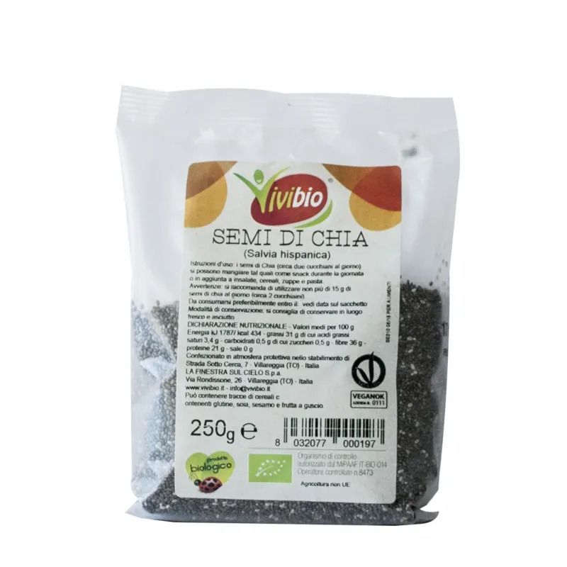 Vivibio Semi di Chia Bio 250g-1