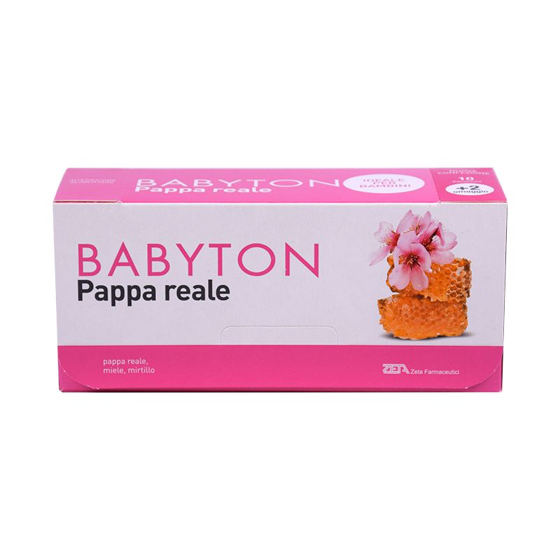 Babyton Pappa Reale integratore alimentare 12 flaconcini-1