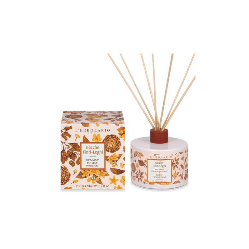L'erbolario Fragranza per Legni Profumati Bacche Fiori Legni 200ml-1