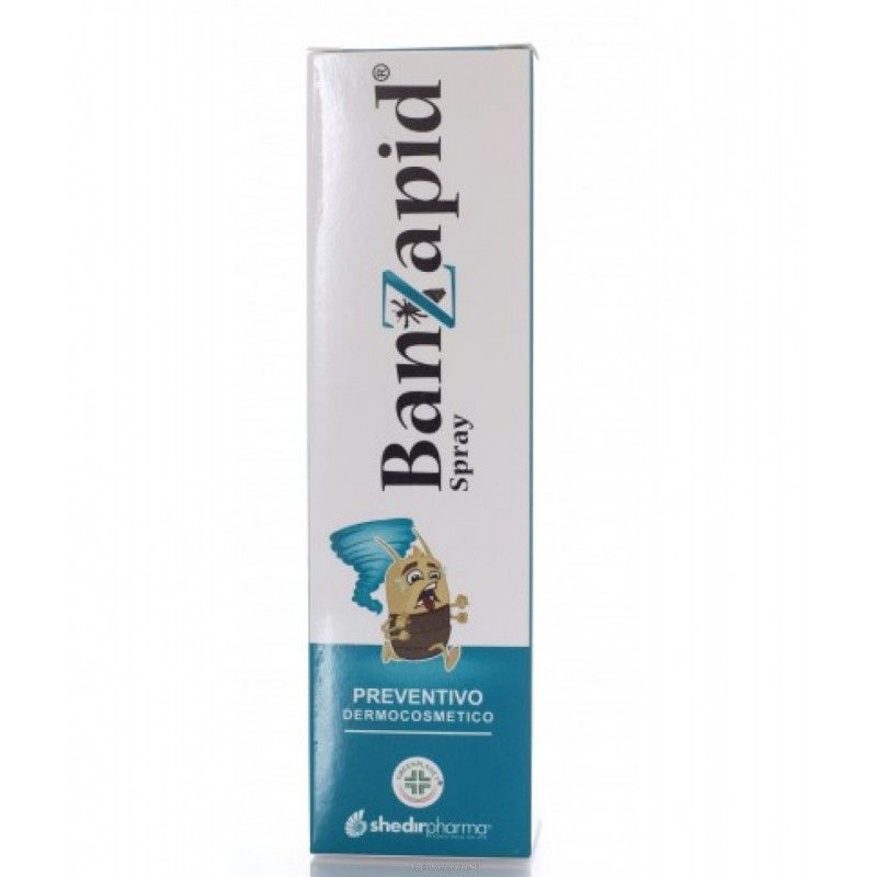 Shedir Pharma Banzapid Spray Prevenzione lendini e pidocchi 100ml-1