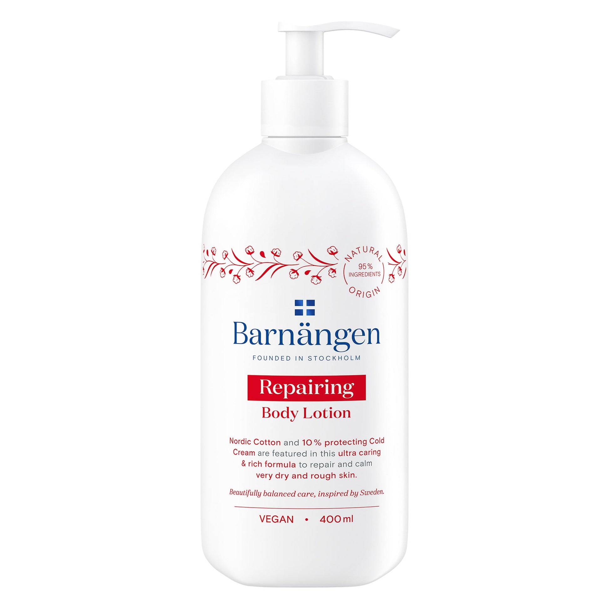 Barnangen Body Lotion Repairing Con Cotone Nordico 400ml-1
