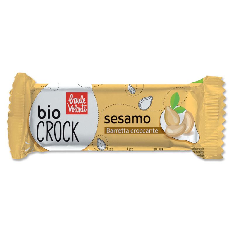 Baule Volante Bio Crock Sesamo barretta senza glutine 25g-1