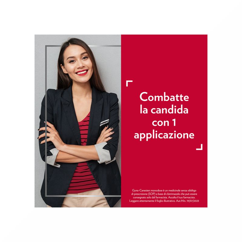 Gyno-Canesten Monodose Trattamento Sintomi Candida contro Prurito, Bruciore Intimo e Perdite, 1 cps-4
