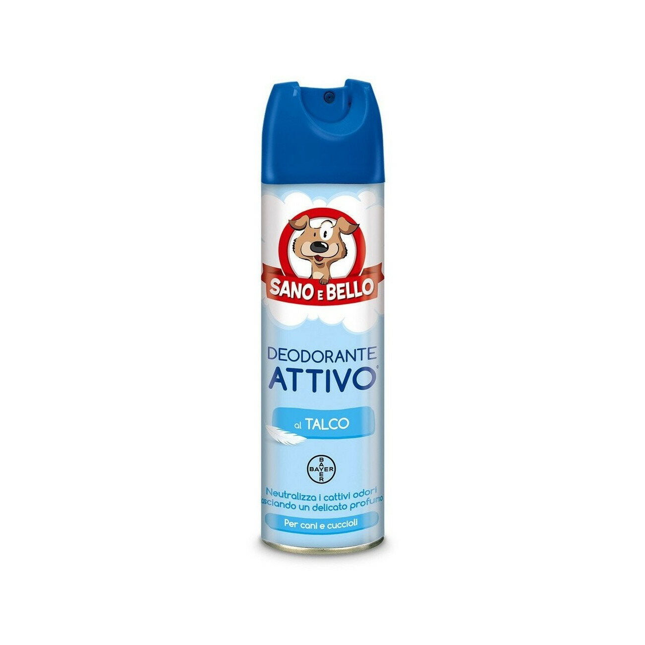 Sano e Bello Deodorante Attivo Talco Per Cani 250ml-1