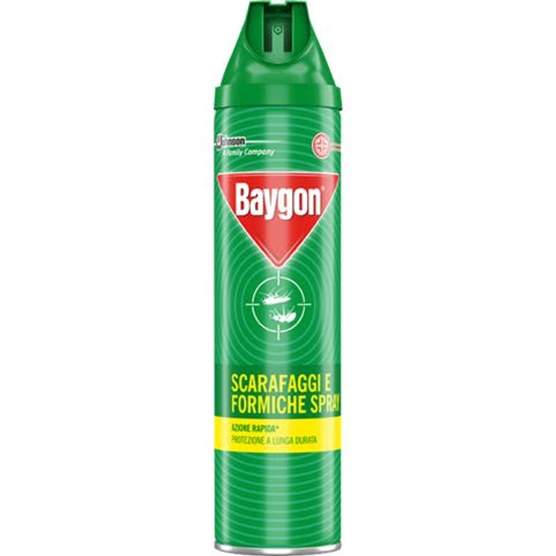 Baygon Insetticida Scarafaggi E Formiche Plus Spray 400ml-1
