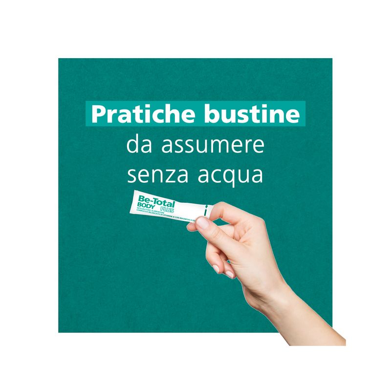 Be-Total Body Plus Integratore Alimentare Magnesio E Potassio Vitamina B Per Adulti 20 Bustine-7