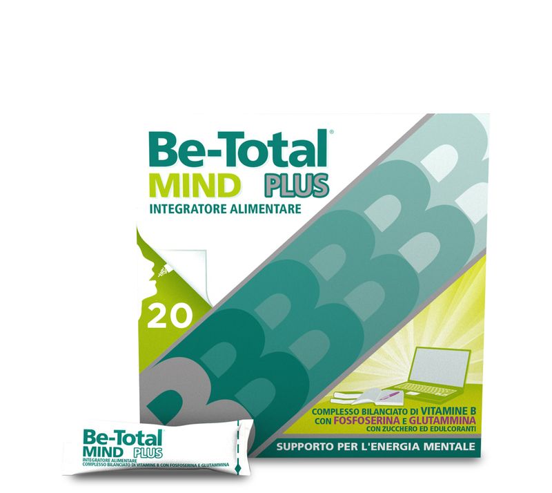Be-Total Mind Plus Integrazione Vitamina B e Fosfoserina 20 Bustine-1
