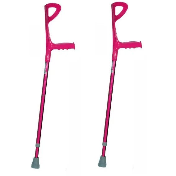 Stampelle Canadesi Rosa 1 Paio-1