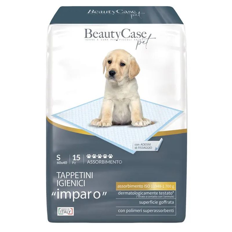 BeautyCase Tappetini Assorbenti Per Cani Taglia S 15 Pezzi 60x40cm-1