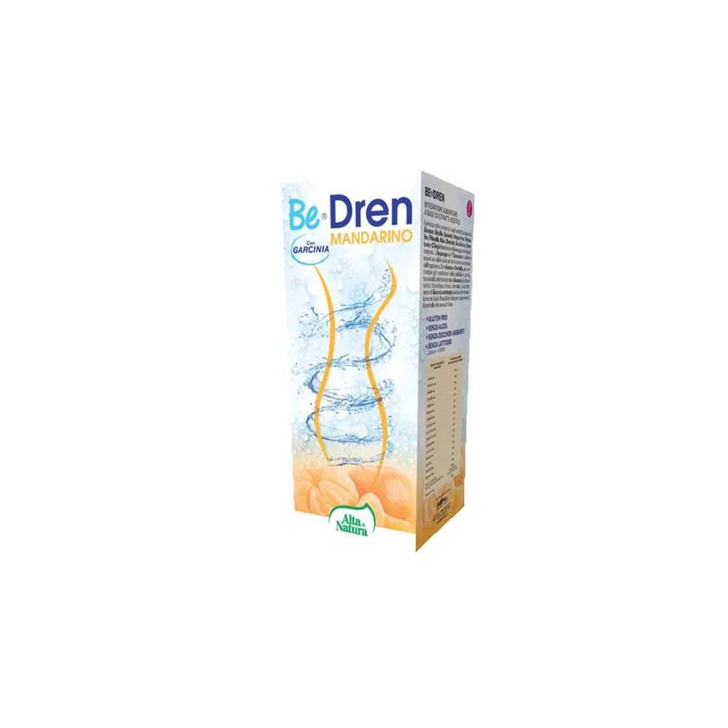 Alta Natura Be-Dren gusto mandarino per il drenaggio dei liquidi corporei 500ml-1