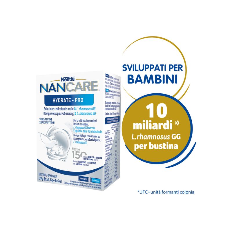 Nestlé Nancare Hydrate-pro Integratore Pediatrico Per Lattanti E Bambini Dalla Nascita 12 Bustine-3