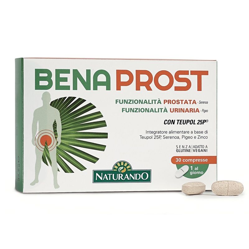 Benaprost per la funzionalità urinaria e della prostata 30 compresse-1