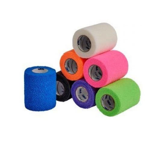 Benda Elastica Compressiva Autoadesiva Coban 7.5x200cm Blu-1