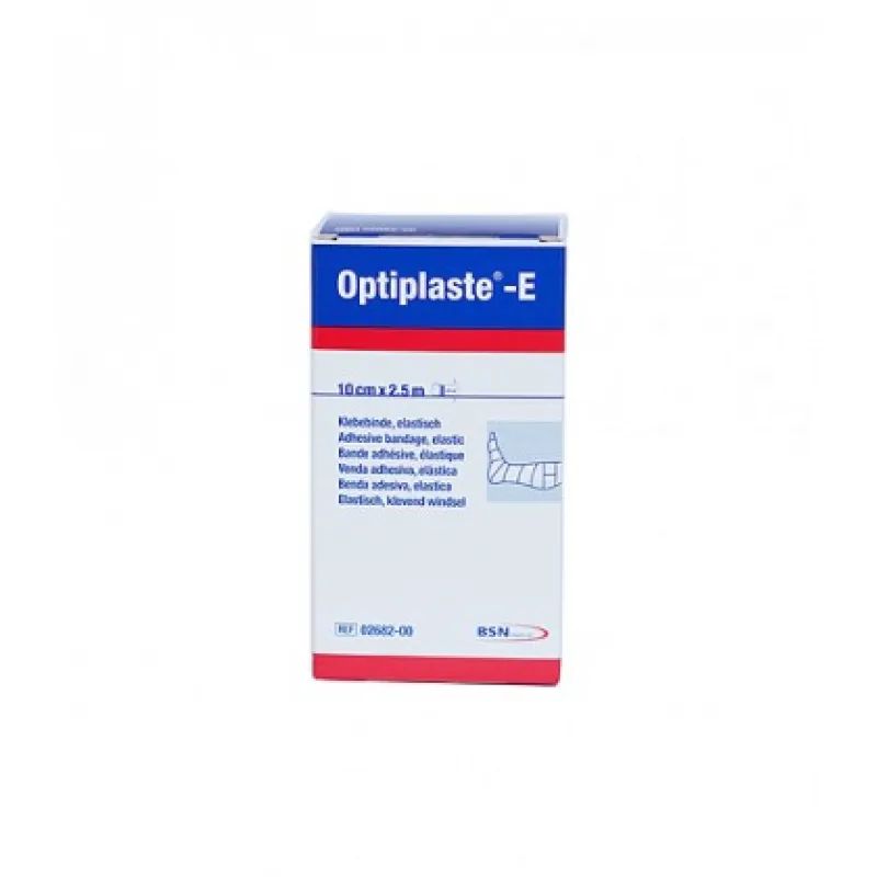 Optiplaste-E Benda Elastica Autoadesiva Supporto In Cotone Misura A Riposo 10x250cm In Estensione 10-1
