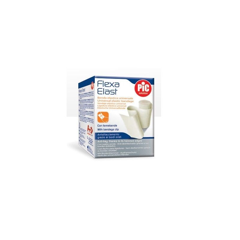 Pic Flexa Elast Benda Elastica Bianca 5cm X 4,5m-1
