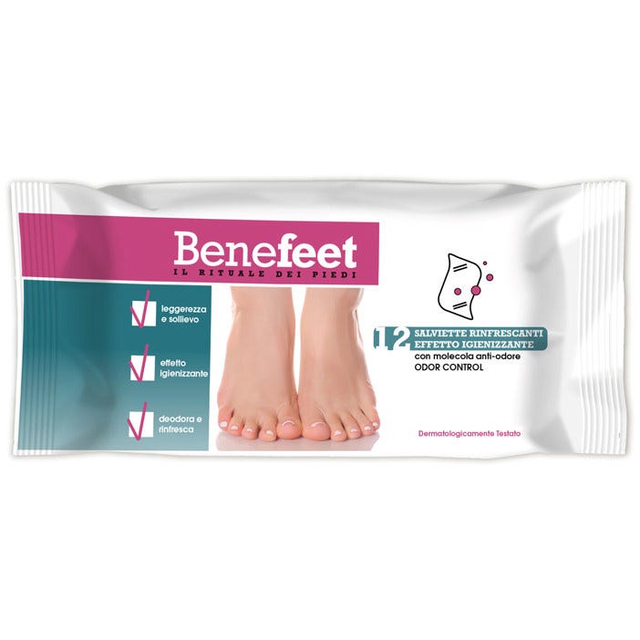 Biogenya Benefeet Salviette Piedi Odor Control 12 Pezzi-1