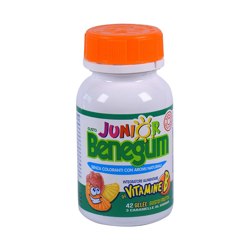 Benegum Junior Integratore di Vitamine B 42 Gelée gusto frutta-1
