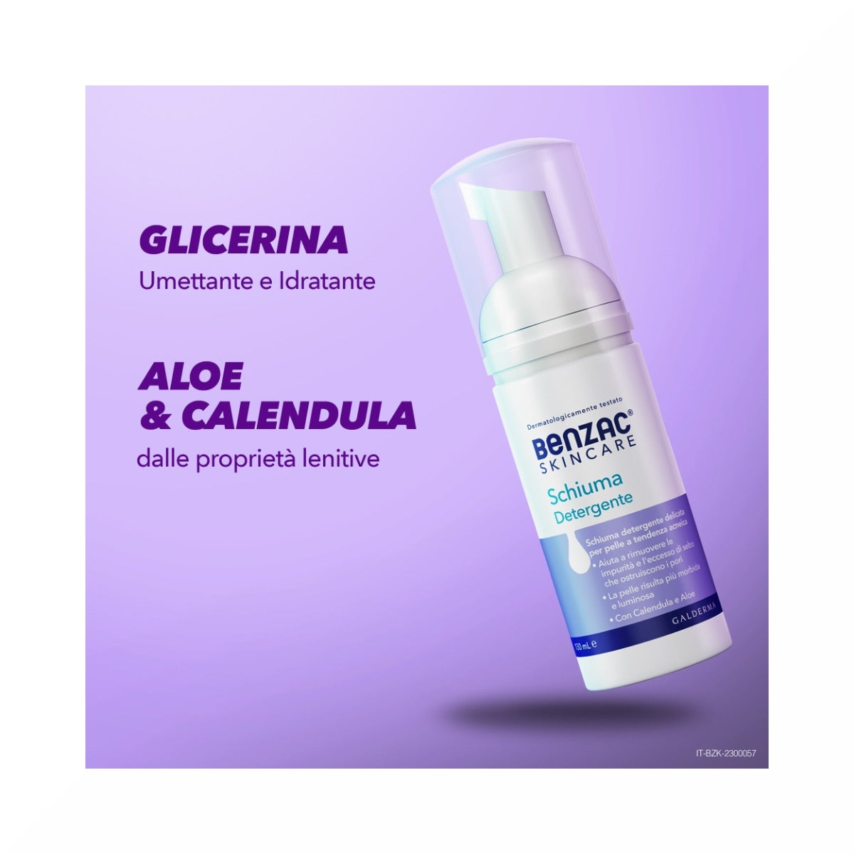 Benzac Skincare Schiuma Detergente Viso Pelle Acneica 130ml-4
