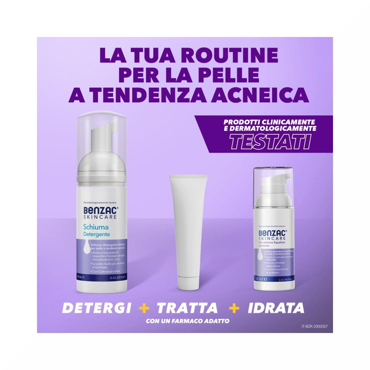 Benzac Skincare Schiuma Detergente Viso Pelle Acneica 130ml-5