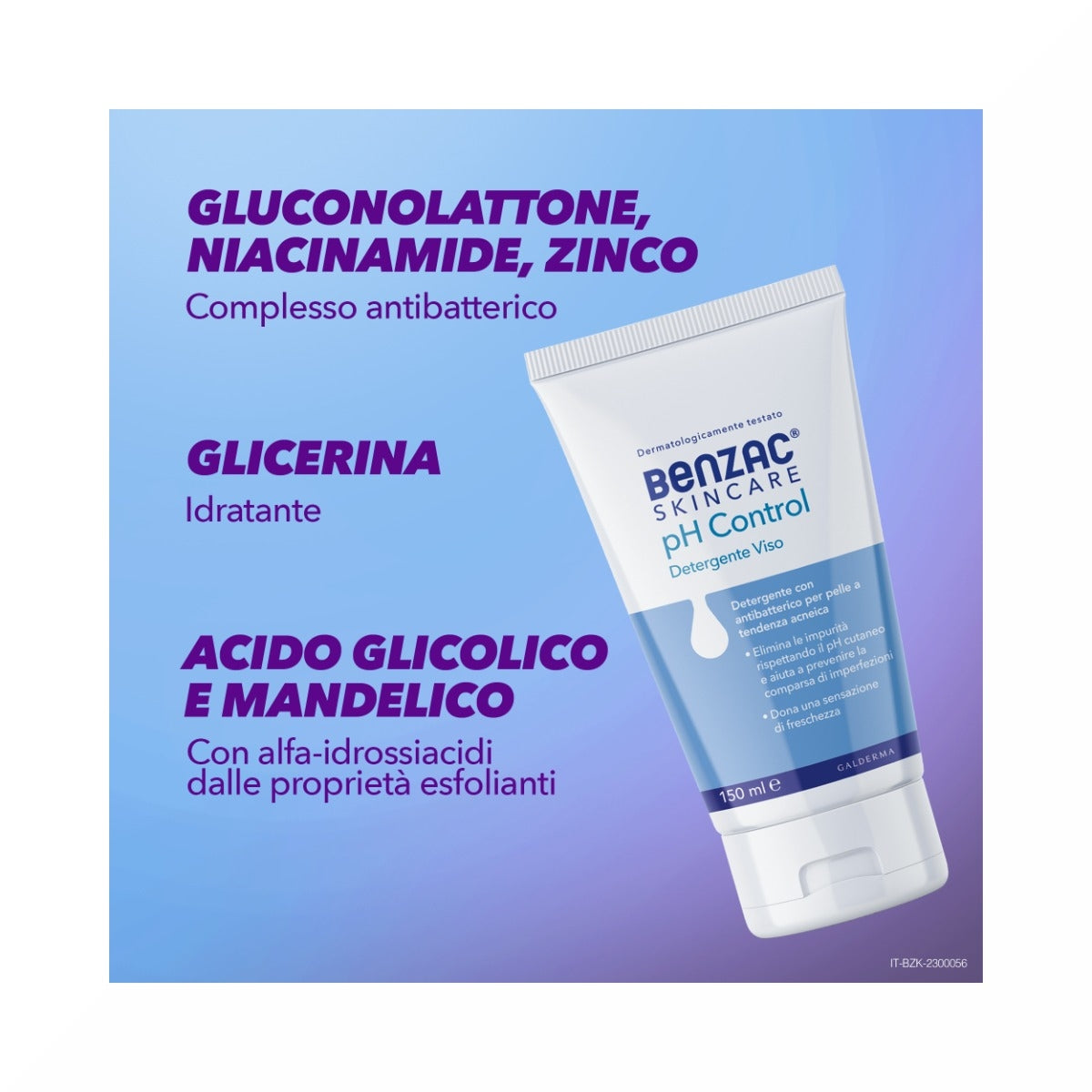 Benzac Skincare Ph Control detergente viso pelle acneica 150ml-9
