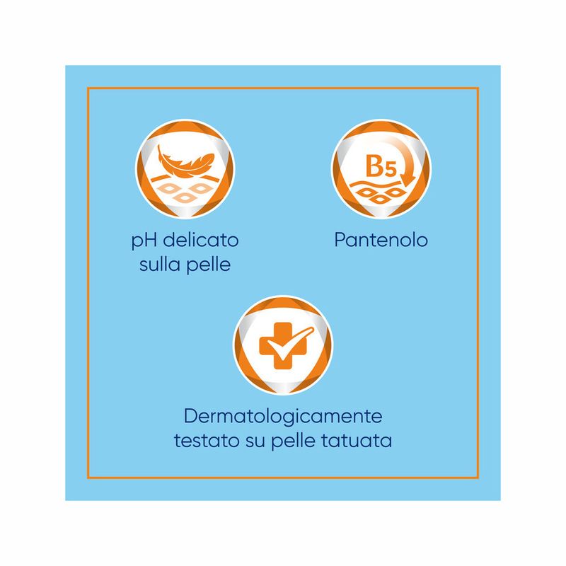 Bepanthenol Tattoo Detergente Delicato per Tatuaggi con Pantenolo Gel Senza Sapone 200ml-3