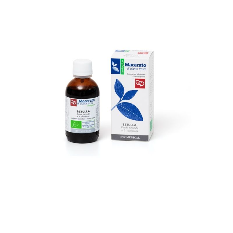Fitomedical Tintura Madre Bio Betulla per il drenaggio dei liquidi 50ml-1