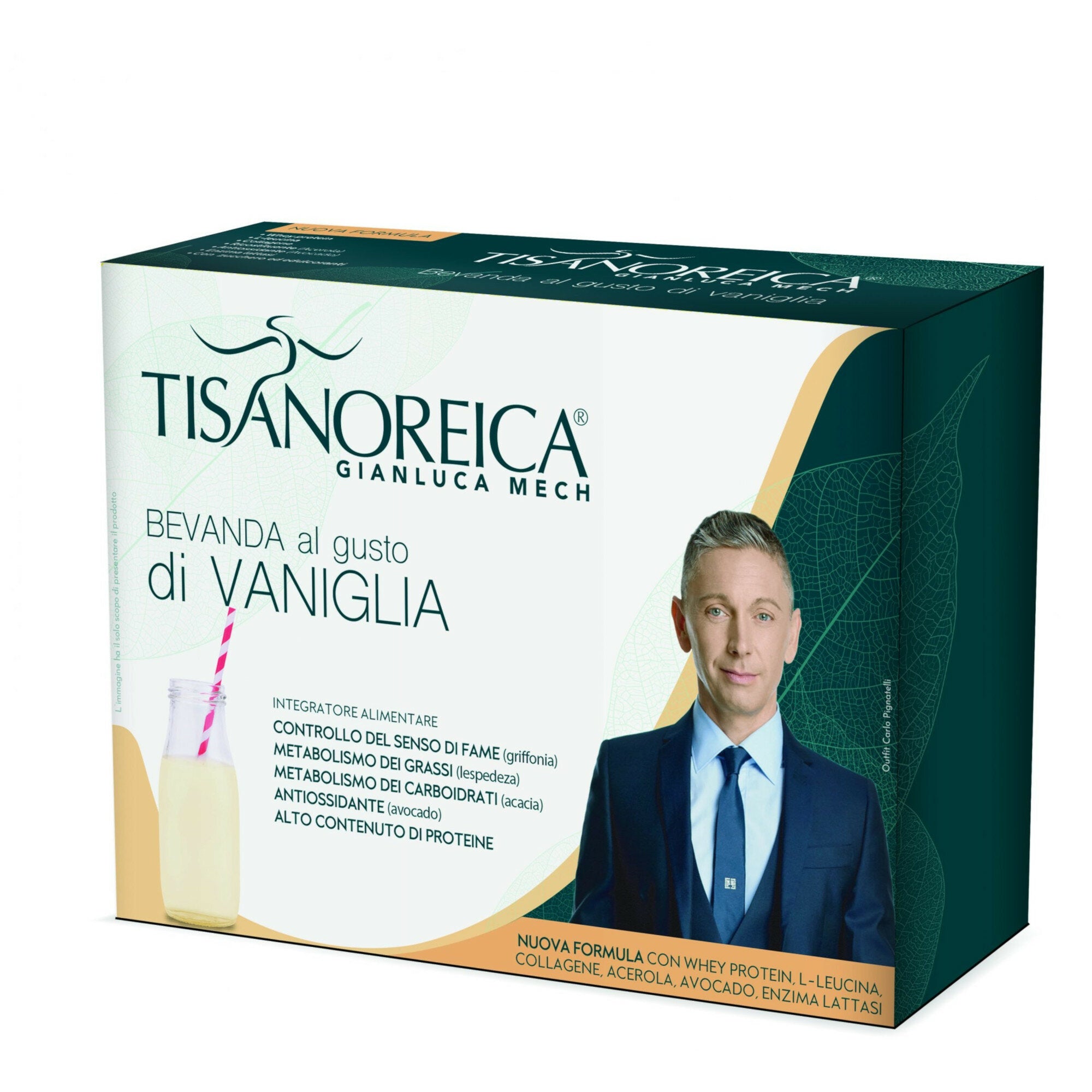 Tisanoreica bevanda al gusto di vaniglia 112g-2