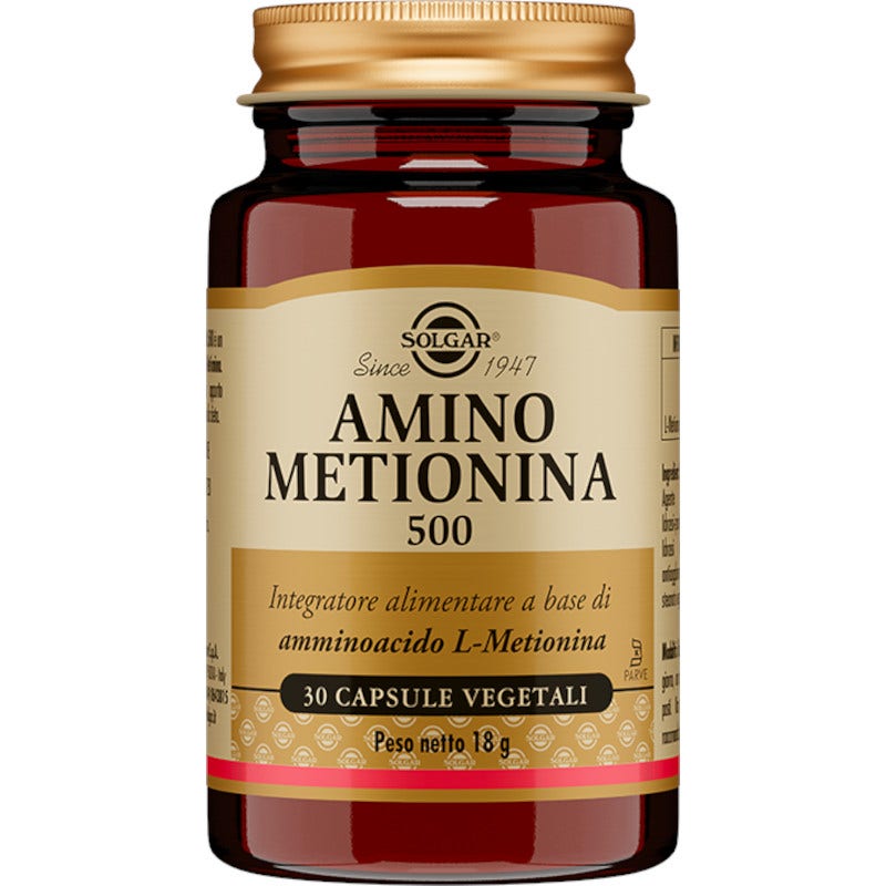 Solgar Amino Metionina 500 30 Capsule Vegetali-1