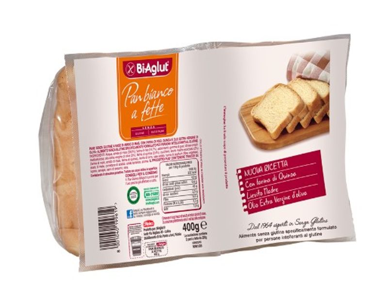 Bialgut Pane Bianco A Fette Senza Glutine 400g-1