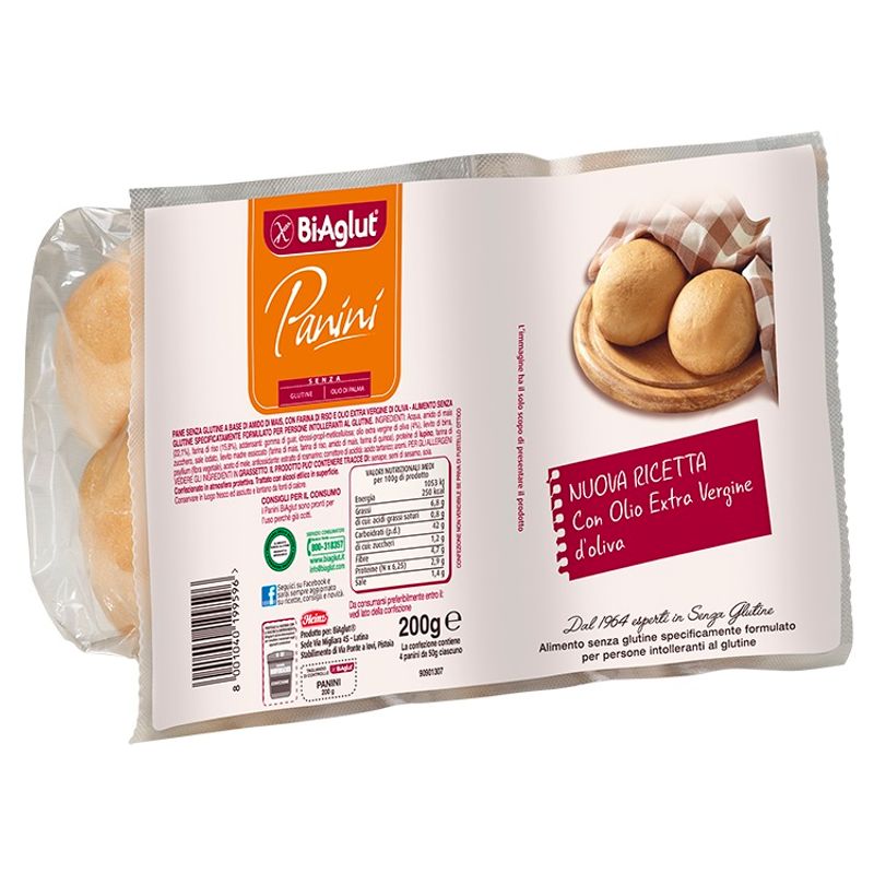 Bialgut Panini Senza Glutine Nuova Ricetta 200g-1