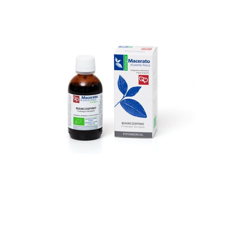 Fitomedical Tintura Madre Bio Biancospino per la funzione fisiologica cardiocircolatoria 50ml-1