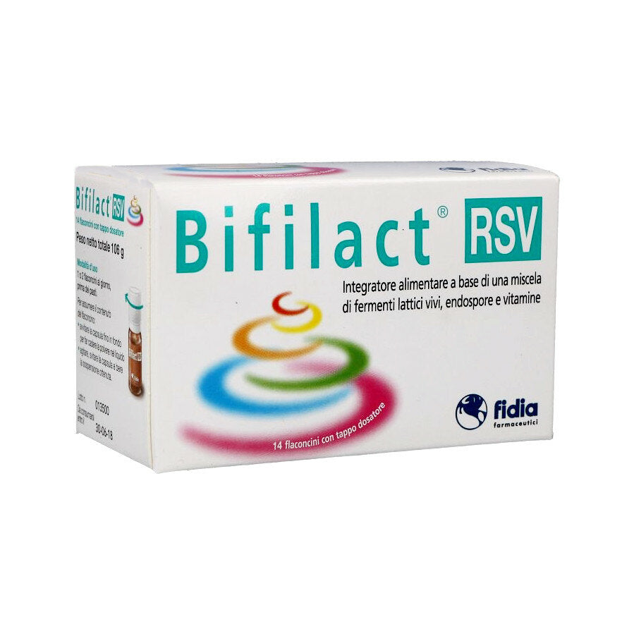 BIfilact RSV integratore 14 flaconcini con tappo dosatore-2