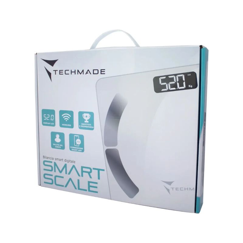 Techmade Bilancia Smart Digitale White-4