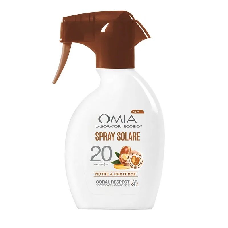 Omia Spray Solare Trigger SPF20 Argan del Marocco 200ml-1