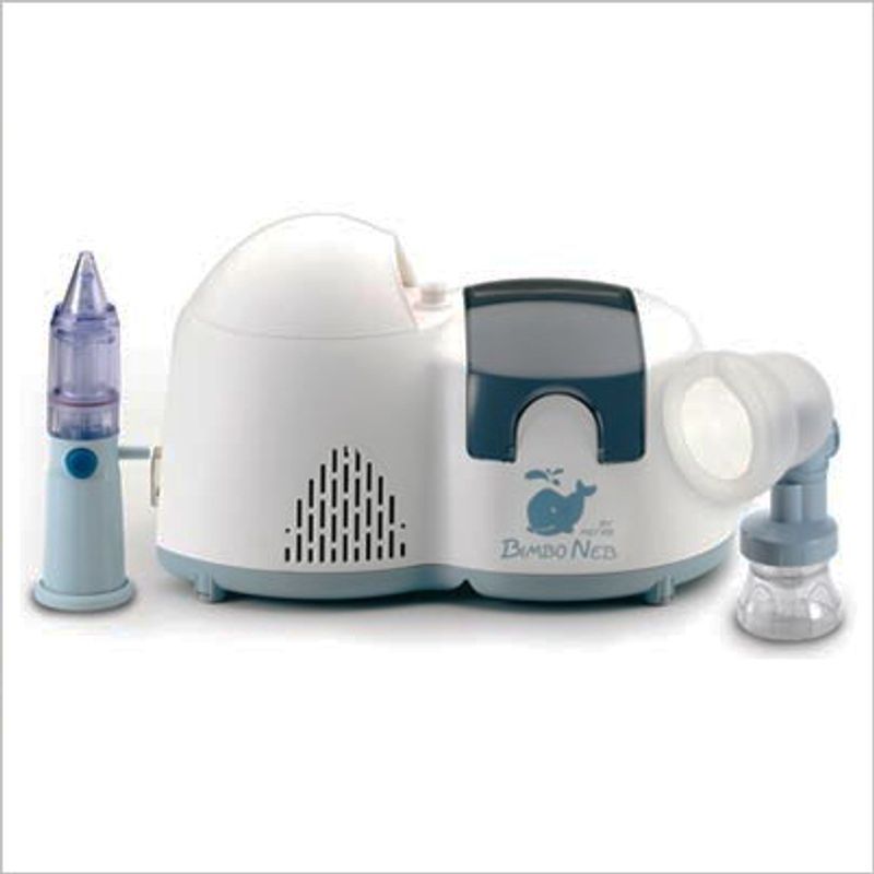 Bimboneb - Apparecchio per aerosolterapia a due funzioni-0