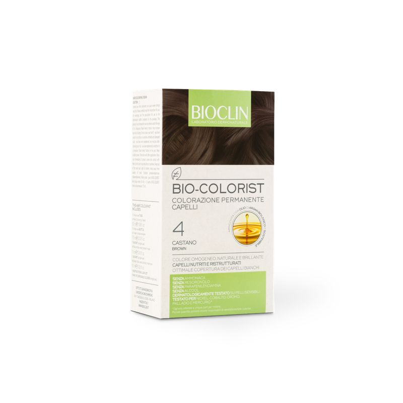 Bioclin Bio-Colorist colorazione permanente dei capelli n.4 Castano-1