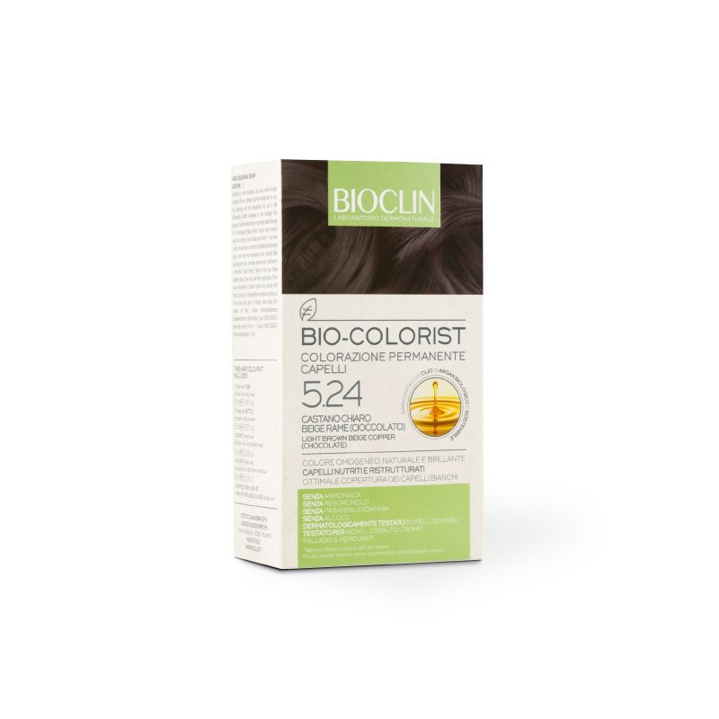 Bioclin Bio-Colorist colorazione permanente dei capelli n.5.24 Castano Chiaro-1