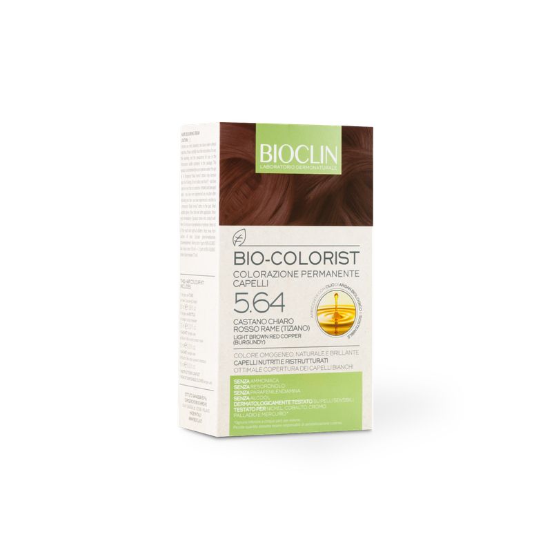 Bioclin Bio-Colorist colorazione permanente dei capelli n.5.64 Castano Chiaro Rosso Rame-1