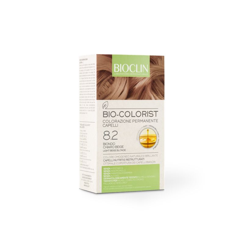 Bioclin Bio-Colorist colorazione permanente dei capelli n.8.2 Biondo Chiaro Beige-1